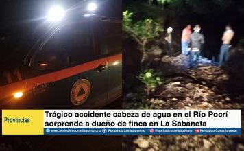 Lamentable hecho ocurrido en la comunidad de Santiago Sur Carretera Atalaya-Mariato.