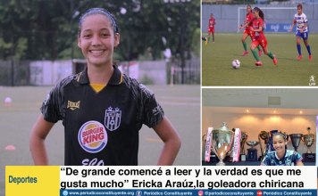 La goleadora chiricana